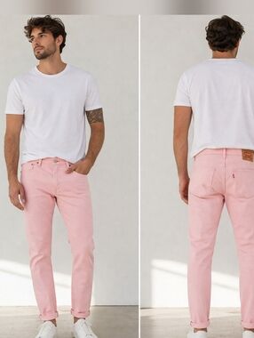 Levi's Slim Jeans in Light Pink